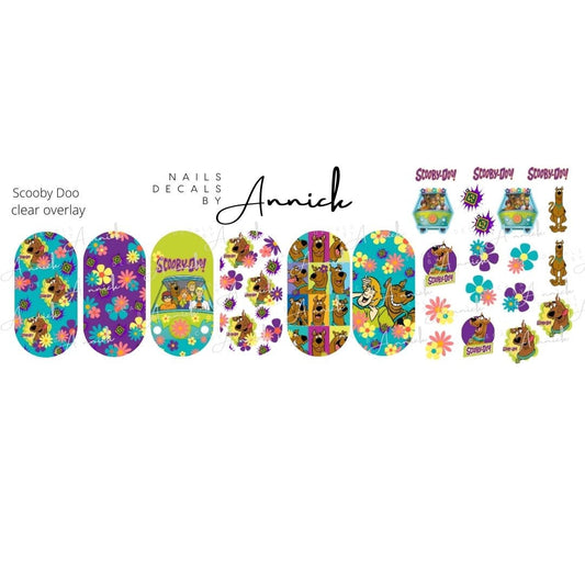 www.j4funboutique.com SCOOBY DOO waterdercals for nails