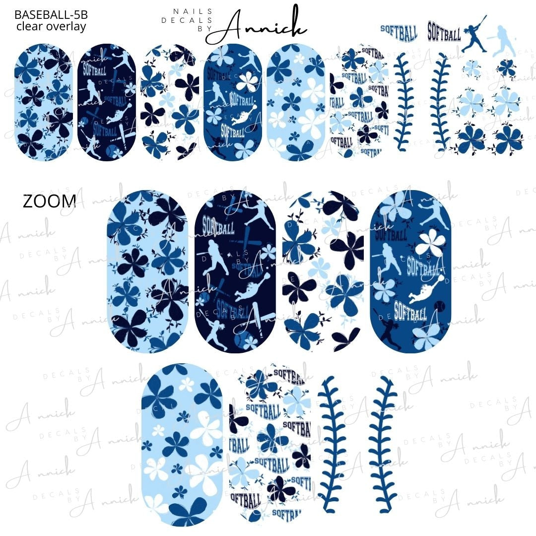 www.j4funboutique.com BASEBALL/SOFTBALL waterdercals for nails